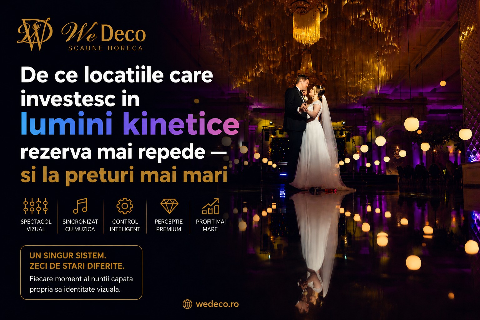 De ce locatiile care investesc in lumini kinetice rezerva mai repede — si la preturi mai mari