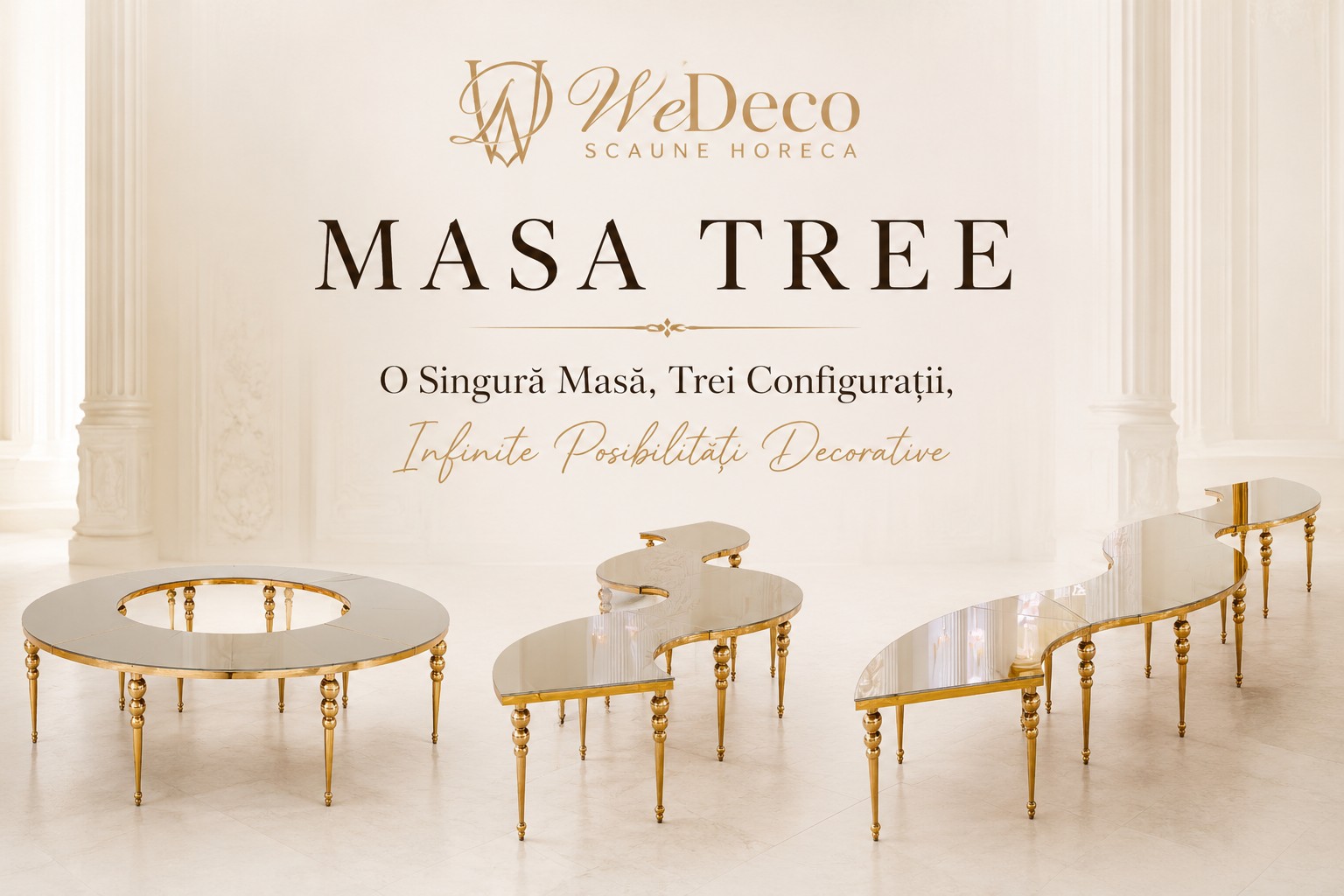 Masa Tree – O Singură Masă, Trei Configurații, Infinite Posibilități Decorative