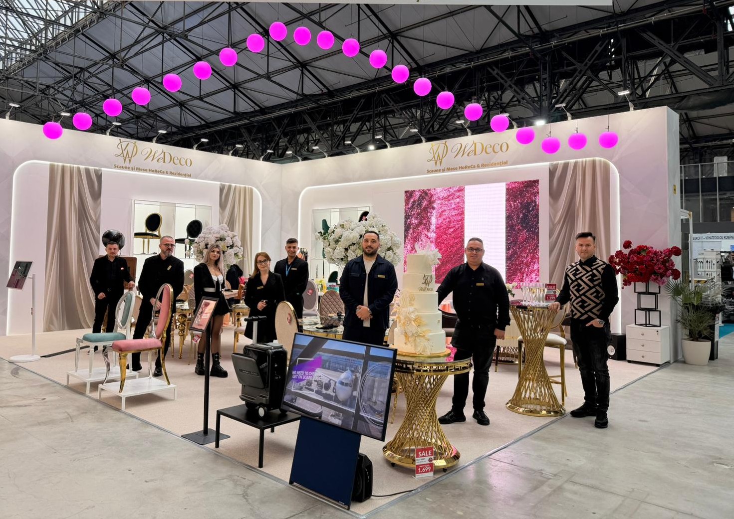 WeDeco la FoodService & Hospitality Expo 2025 – Stand de 100 mp, colecții noi și parteneriat oficial cu organizatorii