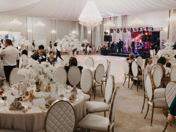 Scaune & Mese Evenimente SCAUN DE NUNTĂ DIN OȚEL INOXIDABIL ELISE SUPERIOR 