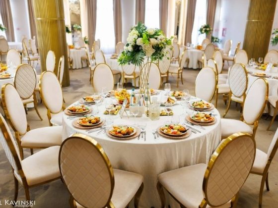 Scaune & Mese Evenimente SCAUN DE NUNTĂ DIN OȚEL INOXIDABIL ELISE SUPERIOR 