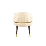 Scaun Arco Lounge din aluminiu, confortabil și rezistent, ideal pentru zone de relaxare la evenimente – spate