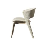 Scaun Fiora din oțel inoxidabil cu design elegant și structură rezistentă, ideal pentru saloane de evenimente, restaurante și hoteluri - lateral