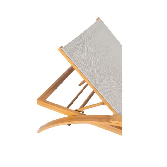 Șezlong Aero Slim din aluminiu cu design modern și structură rezistentă, ideal pentru terase, piscine, hoteluri și spații HoReCa - lateral